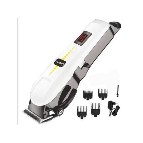 Rechargeable Cordless Shaving Machine With Battery Indicator Light - White